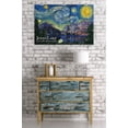 thumbnail image 2 of Grand Teton National Park, Wyoming, Jenny Lake, Starry Night National Park Series (24x36 Giclee Gallery Art Print, Vivid Textured Wall Decor), 2 of 3