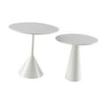 thumbnail image 1 of kusrkot 2 Pcs Table de Maison de Poupée Accessoires de Décoration de Maison de Poupée pour Soldat 1:6 Blanc, 1 of 9