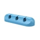 thumbnail image 1 of Organizador de clips para cables de escritorio, gestión de soporte de cables para , 3 ranuras, azul, nuevo Baoblaze Adhesivo de soportes de alambre, 1 of 8