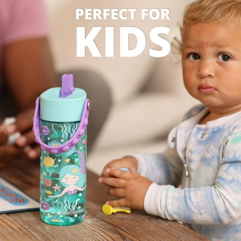 Simple Modern Kids Water Bottle Plastic BPA-Free Tritan cup with Leak Proof  Straw Lid Reusable and Durable for Toddlers, Boys, g
