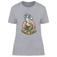 thumbnail image 1 of Long Haired Mermaid Tattoo T-Shirt Women -Image by Shutterstock, Female Medium, 1 of 2