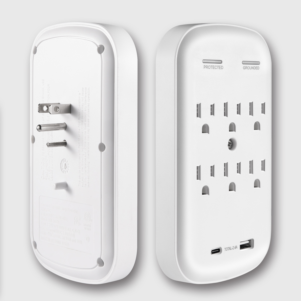 Hyper Tough USB Wall Outlet Extender with Surge Protect photo 8