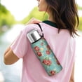 thumbnail image 6 of 20 Oz Pioneer Flower Coffee Tumbler Double Wall Insulated Stainless Steel Water Bottle | Metal Reusable Thermoses Flask with Cup Cap | Leak & Sweat Proof with Anti-Dust Lid, 6 of 7