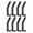 A, variant on erfcxs 8 Pack Coat Hooks 20lb Load Bearing Wall Hook For Hanging(Max) Coat Rack Wall Mount Double Hooks For Bag Towels Hats Keys Black