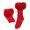 Red, variant on Women Winter Stockings for Everyday Comfort - Solid Sport Socks Soft and Warm Medium Short Length for Women Cozy Fashionable Everyday Wear, Grey, One Size