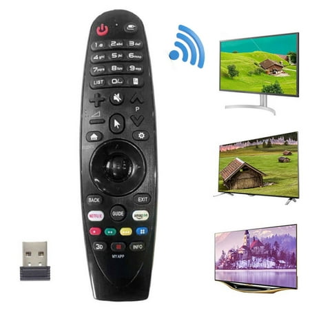 MR650A Magic Remote Control for LG Smart TV with Mouse Function and Netflix, AMZ Hot Keys, by Stuffygreenus