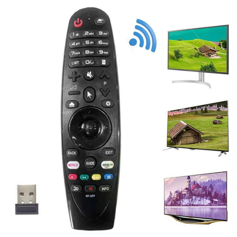 Morgue Normal abolir MR650A Magic Remote Control for LG Smart TV with Mouse Function and  Netflix, AMZ Hot Keys, by Stuffygreenus - Walmart.com