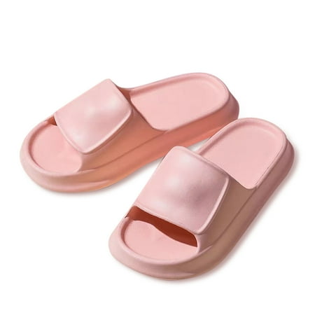 

Slippers Men Women Quick-drying Thickened Wedge Couple Family Home Indoor Slippers Shoes