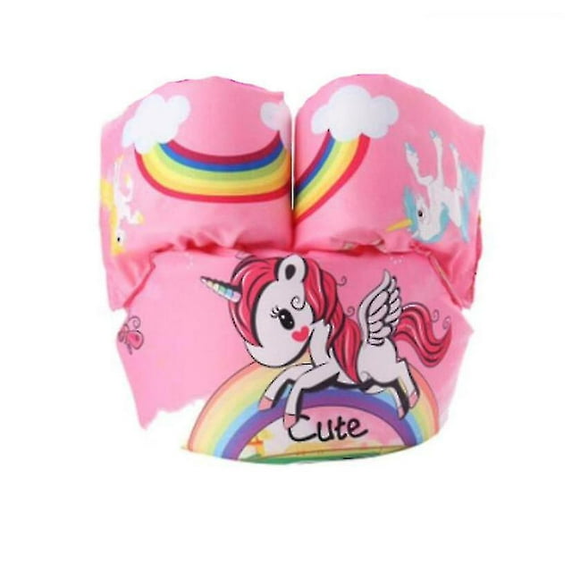 Kids Life Jacket Toddler Swim Arm Vest Cartoon Pattern Swimming Equipment