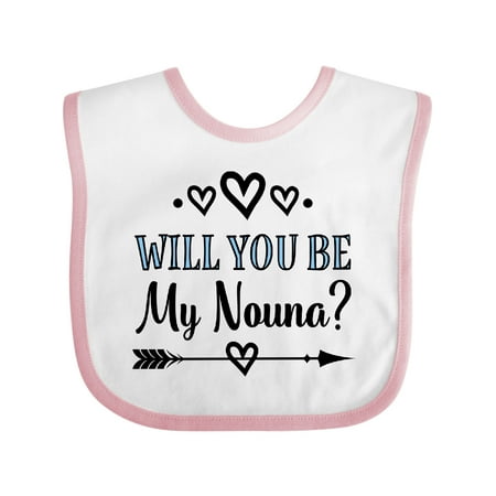 

Inktastic Nouna Godmother Proposal Gift Baby Boy or Baby Girl Bib