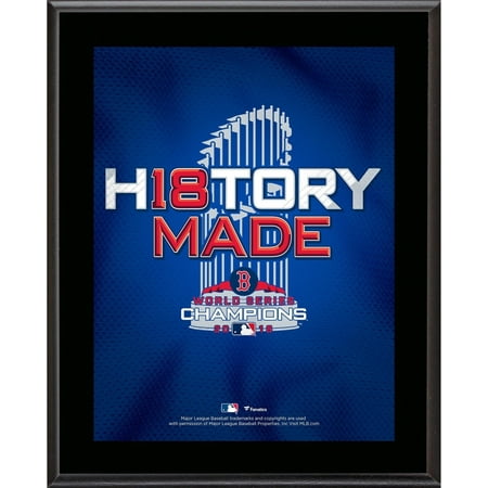 - Boston Red Sox 2018 MLB World Series Champions 10.5
