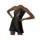 thumbnail image 1 of TRKIYQC Mujeres Sexy Ahueca Hacia Fuera el Vestido Señoras Tirantes Tie-Up Mini Vestido Niñas Recortar Casual Sundress Party Club Streetwear (S, Multi-White) TRKIYQC moderno, 1 of 4