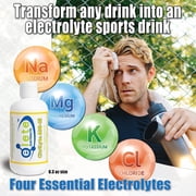 elete Citrilyte Electrolyte Add-in Hydration Drops | Sodium Magnesium Potassium & Trace Minerals | Slight Lemon Flavor, All Natural | Cramp Relief | Transform Any Drink into a Sports Drink, 8.3oz