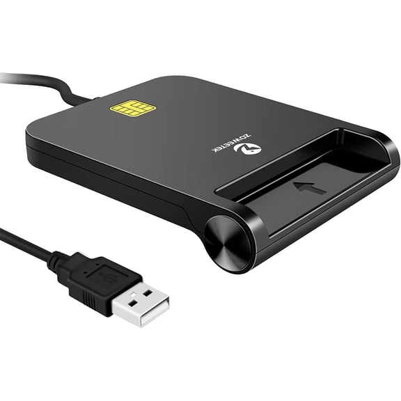 CAC Reader Military, CAC Card Reader Military, Smart Card Reader Military, Compatible with Windows, Mac OS and Linux