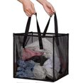 thumbnail image 1 of Pop Up Laundry Baskets - Mesh Collapsible Laundry Hampers Storage With Handle - Foldable For Washing Storage, 1 of 5