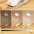 thumbnail image 6 of Clip-on Study Desk Lamp - USB Rechargeable Eye-Care LED Reading Light - Bedside Lamp for Bedroom/Dormitory - Adjustable Brightness for Students, 6 of 6