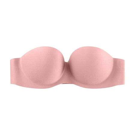 

kpoplk Wireless Bras For Women Women s Unlined Lace Bra Plus Size Underwire Bralette See Minimizer(Pink)