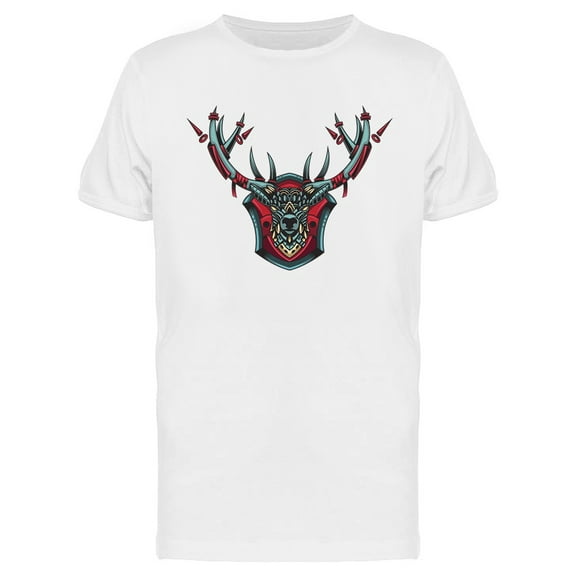 Deer Tattoo Design T-Shirt Men -Image by Shutterstock, Male Medium