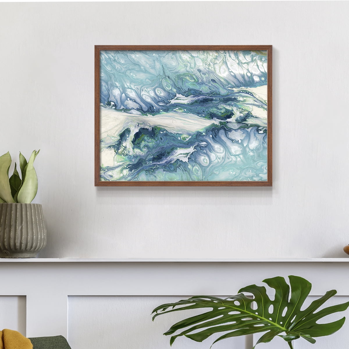 Marble Montage by Carol Robinson - Restickable Framed Giclée Print