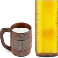 thumbnail image 2 of Wooden Beer Mug Oak Craftsmanship Handmade - Hard-wearing, Robust, 2 of 5