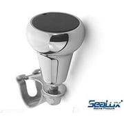 SeaLux Marine Boat Steering Wheel Turning/Control Knob/Suicide Knob -1-3/4" Grip knob with Plastic Cover 316 Marine Stainless Steel for Destroyer Wheel (Large) for Oval Rail ONLY