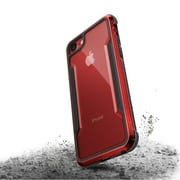 Raptic Shield Case Compatible with new iPhone SE 2022, iPhone SE, iPhone 8, iPhone 7, iPhone 6 Case, Shock Absorbing Protection, Aluminum Frame, 10ft Drop Tested, Red