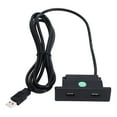 thumbnail image 2 of Recessed USB Power Strip Outlet, 2meter Power Cord Sofa Socket Charging Protection Circuit Wear Resistant  For Mobile Phone, 2 of 8