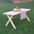 thumbnail image 2 of Pressure Treated Pine Crossleg Table, 2 of 7