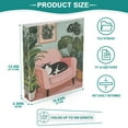 thumbnail image 3 of FORMRS 3 Ring Binder 1.5 inch with Pockets Set of 2 Clip Board 200 Sheets Capacity, Pink Sleeping Cat, 3 of 8