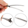 thumbnail image 5 of Pinzas para el pelo de pico de pato de 3,5 pulgadas, pinzas para rizos de cocodrilo de metal, pinzas para seccionamiento con agujeros (24 piezas) Feliz Sencillez, 5 of 5