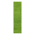thumbnail image 7 of Unique Loom Solid Shag Collection Area Rug (2' 7" x 10' Runner Grass Green), 7 of 7