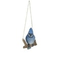 thumbnail image 2 of Hi-Line Gifts Hanging Blue Jay on a Branch Outdoor Garden Statue - 6", 2 of 9