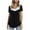 Black, variant on 2026 under $5 asdoklhq Womens Plus Size Tops,Women's Lace Patchwork Printed Round Neck Short Blouse Tops