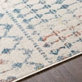 thumbnail image 2 of Livabliss Area Rugs for Living Room, 5x7 Chester Global Blue Rug, Bedroom Dining Room Home Decor Stain Resistant Carpet (5'3" x 7'3"), 2 of 7