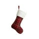 thumbnail image 2 of Calcetines De Poliéster Calcetín navideño grande de 42 cm (16,53") para decoración de chimenea, color burdeos, 1 unidad Rkxzt, 2 of 7