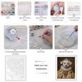 thumbnail image 3 of Paint By Numbers Kit for Adults Beginner - DIY Royal Pooch Elegant Portrait Canvas Painting Kits for Adults, Frameless Paint By Number for Adults for Home Wall Decor 16x20 Inch, 3 of 7