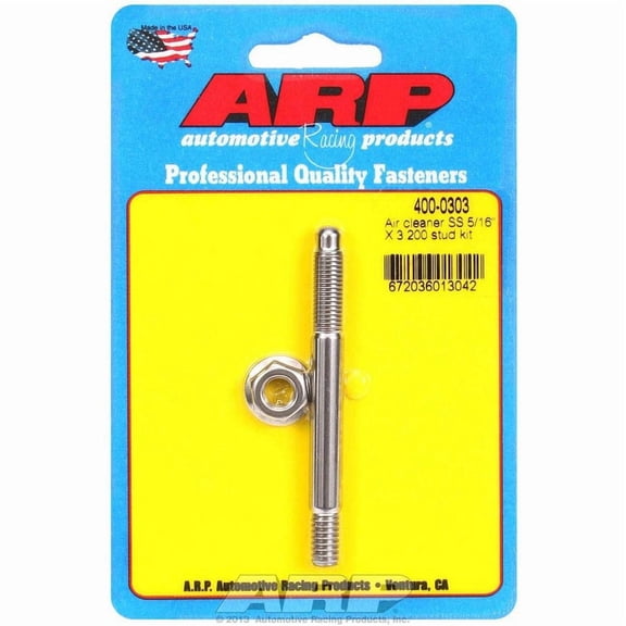 Arp Air Cleaner Stud Kit - 5/16 x 3.200 S/S