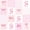 Pink White S, variant on meiyoeat Ribbon Bow Letter Print 7 Pieces Full Size Bedding Sets For Girls,Pink Plaid Bowknot Alphabet A Full Size Bed in a Bag For Kids,Pink Reversible