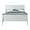 Silver grey, variant on Smooth metal glides / Keep bedside tidy / Durable bedroom storage