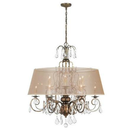 World Imports Belle Marie 12 Light Crystal Chandelier