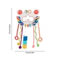 thumbnail image 3 of Animal Themed Sensory Pull String Toy, Fine Motor Skill Development, Safe ABS, Washable Fun, Interactive Early Learning, Visual Tactile Exploration, Portable Kids Activity, 3 of 6