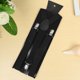 thumbnail image 4 of Nueva moda hombres mujeres Clip en tirantes Y elástico en forma volver Formal Unisex ajustable CACAGOO  Tirantes, 4 of 7