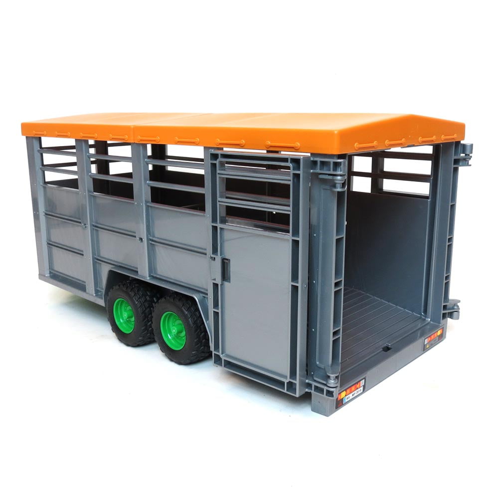 BRUDER #02227 Livestock Trailer With Cow Factory #2227 for sale online 