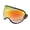 Clear Red-Day Night, variant on Retro Bubble Visor for Open Face Helmet Vintage Elastic Band Shield Accessories