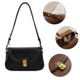 thumbnail image 3 of Nuevo bolso de mensajero de moda de cuero PU para mujer, bolso pequeño negro, 3 of 5