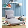 thumbnail image 2 of Loungie Relaxie Lin Chaise de Sol Convertible Réglable à 5 Positions, Gris, 2 of 9