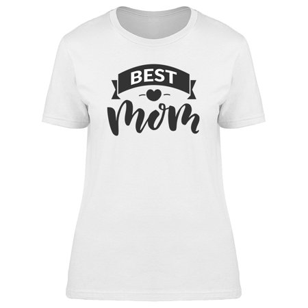 Best Mom Hand Drawn Graphic Tee Women's -Image by