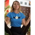 thumbnail image 2 of Wow Daisy Banner. T-Shirt Women -Image by Shutterstock, Female Small, 2 of 4