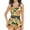 Yellow-05, variant on Lopeceal Women's Plus Size Swimsuits Tummy Control Flowy Mesh Swimwear Bathing Suits Flower Print Swimdress