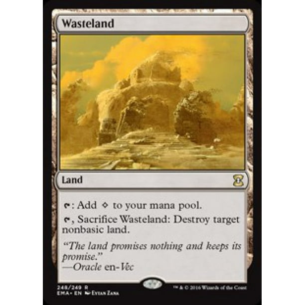 Mtg Eternal Masters Wasteland Walmart Com Walmart Com